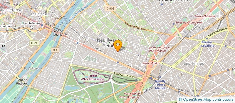localisation de l'entreprise CAFES FILOUS à NEUILLY-SUR-SEINE