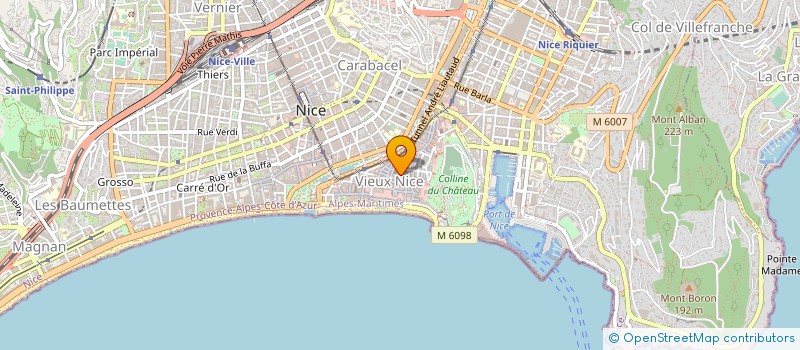 localisation de l'entreprise CAFES INDIEN SARL à NICE