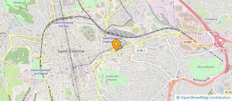 localisation de l'entreprise CAFES MASSILIA à SAINT-ETIENNE