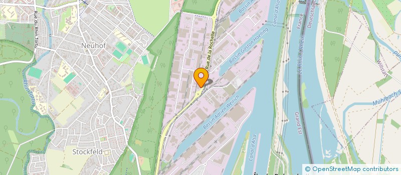localisation de l'entreprise CAFES RECK à STRASBOURG