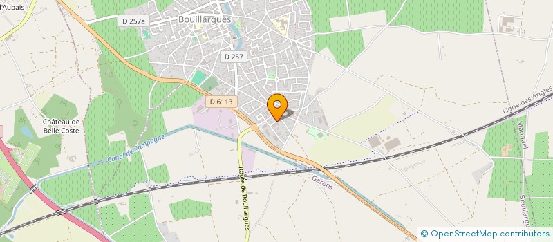 localisation de l'entreprise CAFES + SERVICES à BOUILLARGUES