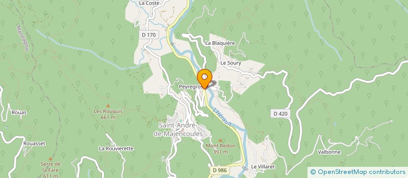 localisation de l'entreprise CAFET à SAINT-ANDRE-DE-MAJENCOULES