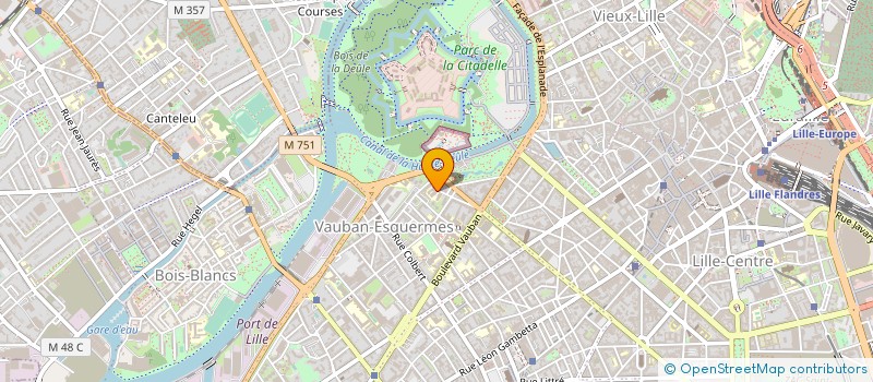 localisation de l'entreprise CAFET IESEG à LILLE