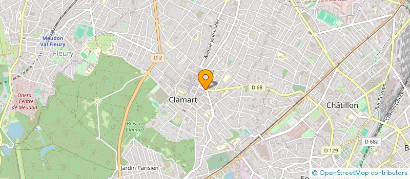 localisation de l'entreprise CAFET'O  CLAMART