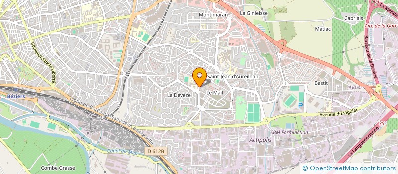 localisation de l'entreprise CAFETERIA DE L'EGLISE à BEZIERS