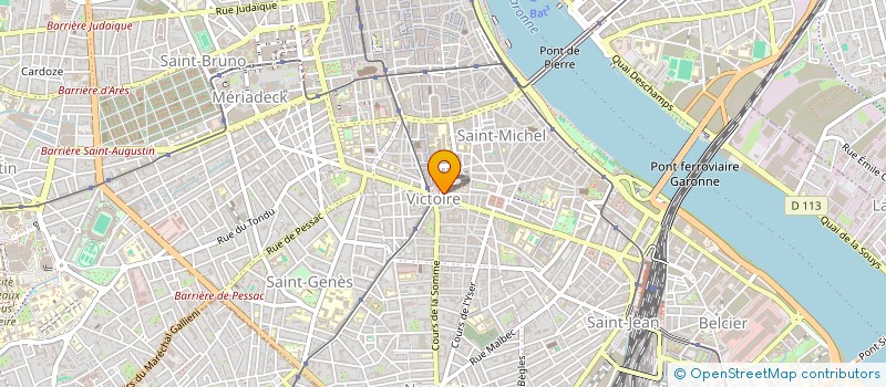 localisation de l'entreprise CAFETERIA DE LA VICTOIRE à BORDEAUX