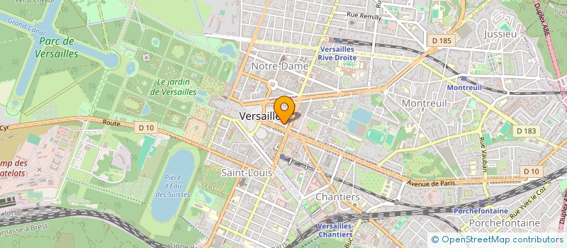 localisation de l'entreprise CAFETERIA DE VERSAILLES à VERSAILLES