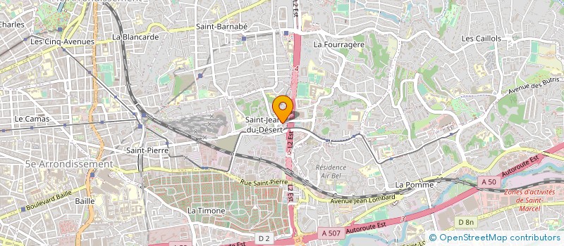 localisation de l'entreprise CAFETERIA LA BOISERAIE à MARSEILLE