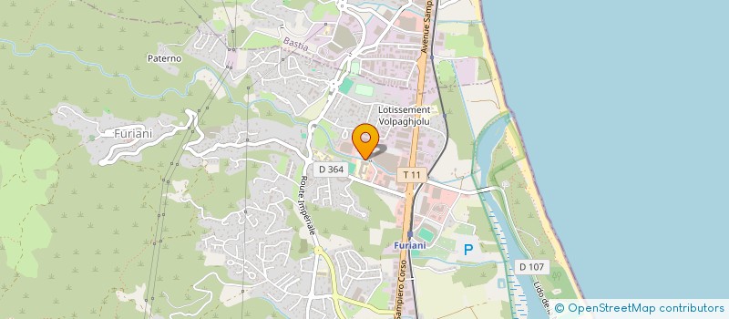 localisation de l'entreprise CAFETERIA LA ROCADE à FURIANI