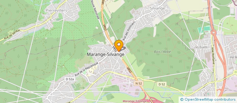 localisation de l'entreprise CAFETERIA LE SORBIER à MARANGE SILVANGE