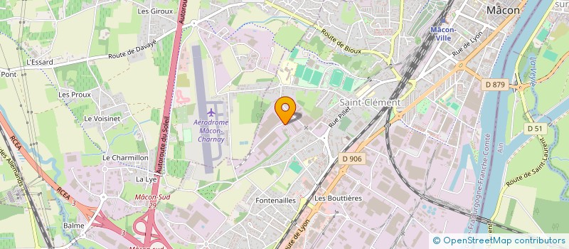 localisation de l'entreprise CAFETERIA TANGER à MACON