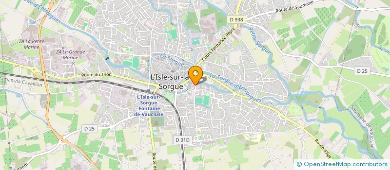 localisation de l'entreprise CAFETICO  L'ISLE-SUR-LA-SORGUE