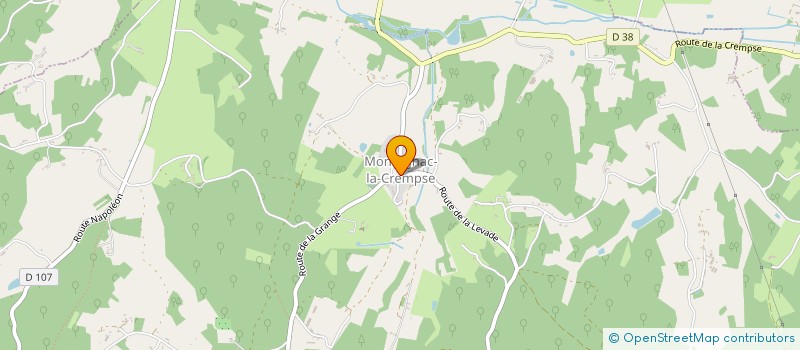 localisation de l'entreprise CAFETIERS DE MONTAGNAC  MONTAGNAC-LA-CREMPSE