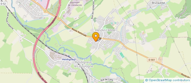localisation de l'entreprise CAFETIERS HOTELIERS RESTAURAT SERVICES à HESDIN-L'ABBE