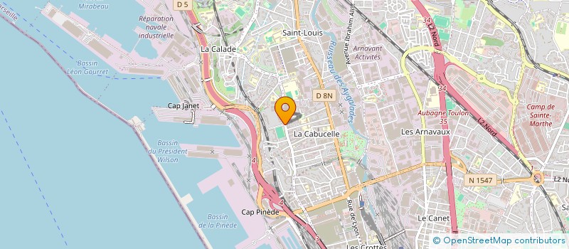 localisation de l'entreprise CAFEX à MARSEILLE