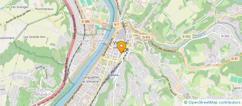localisation de l'entreprise CAFFE ANGIE à VIENNE