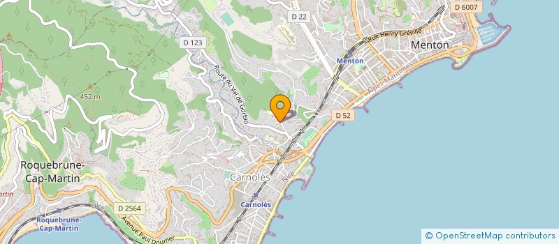 localisation de l'entreprise CAFFE D'ITALIA & CO  MENTON