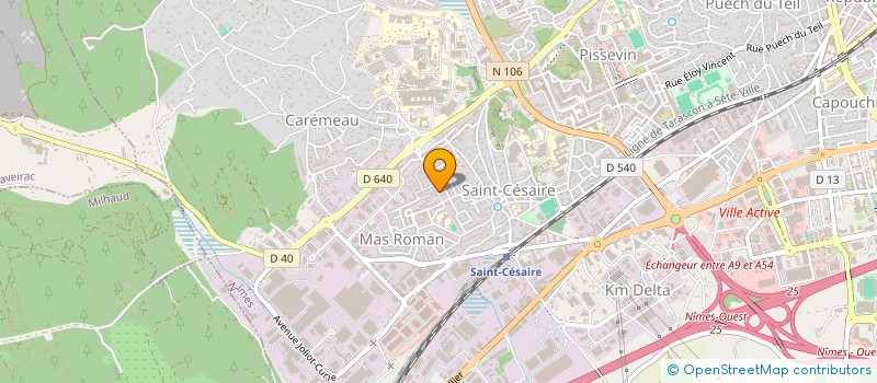 localisation de l'entreprise CAFFE IN à NIMES