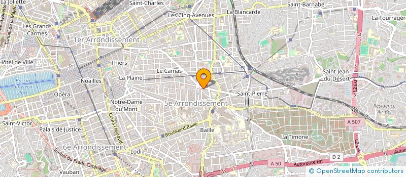 localisation de l'entreprise CAFI SOCIAL CLUB à MARSEILLE