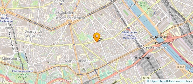 localisation de l'entreprise CAFINTER à PARIS