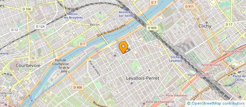 localisation de l'entreprise CAFITALIA à LEVALLOIS-PERRET