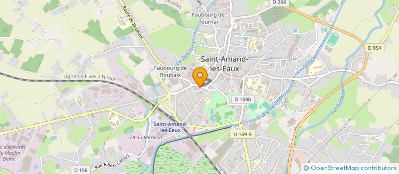 localisation de l'entreprise CAFIZ  SAINT-AMAND-LES-EAUX