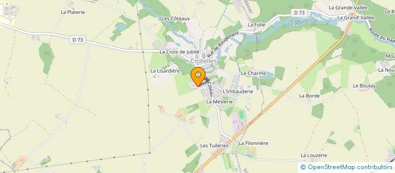 localisation de l'entreprise CAFLADIS  CROTELLES