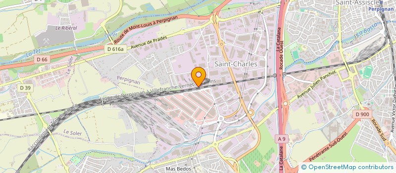 localisation de l'entreprise CAFLOR FRANCE  PERPIGNAN