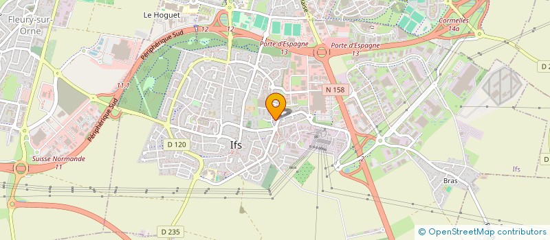 localisation de l'entreprise CAFOUGNETTE  IFS