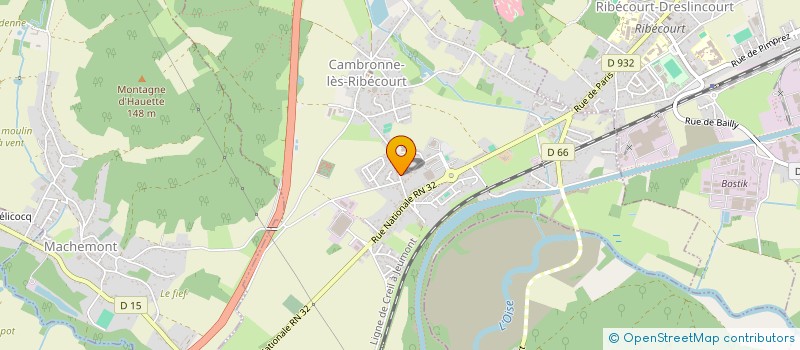 localisation de l'entreprise CAFR  CAMBRONNE-LES-RIBECOURT