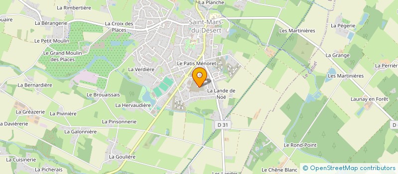 localisation de l'entreprise CAFRADAM  SAINT-MARS-DU-DESERT