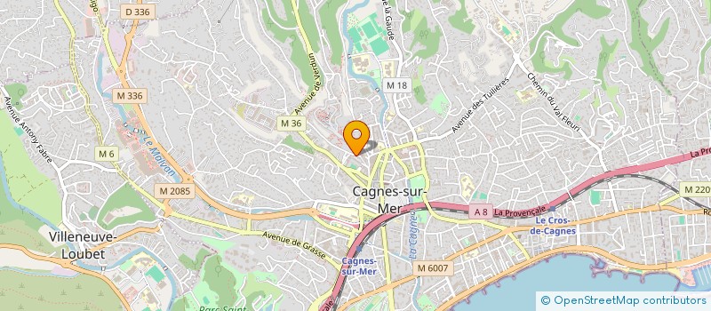 localisation de l'entreprise CAFRAN  CAGNES-SUR-MER