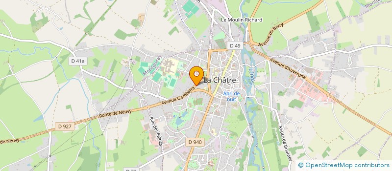 localisation de l'entreprise CAFRAX à LA CHATRE