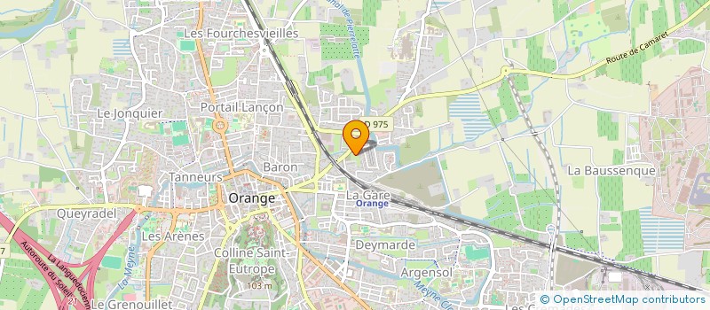 localisation de l'entreprise CAFRE  ORANGE