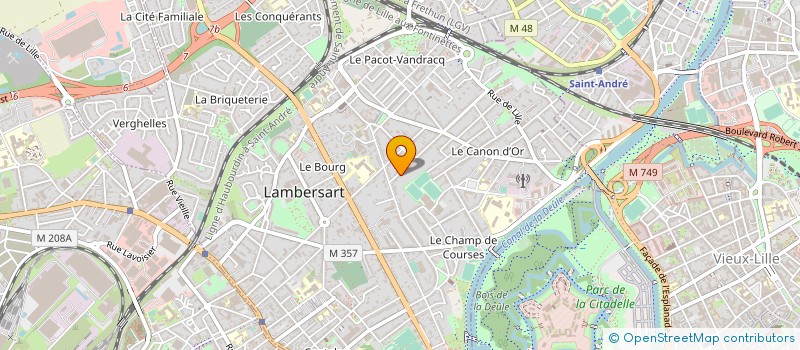 localisation de l'entreprise CAFRES INVEST  LOOS