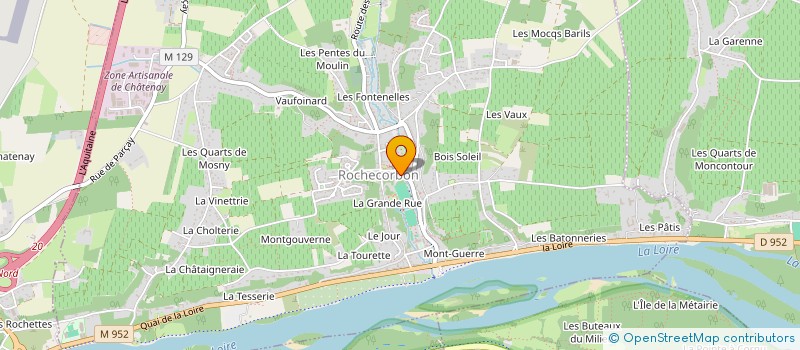 localisation de l'entreprise CAG  ROCHECORBON