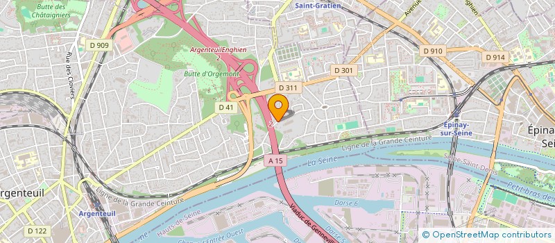 localisation de l'entreprise CAG AUTO  ARGENTEUIL