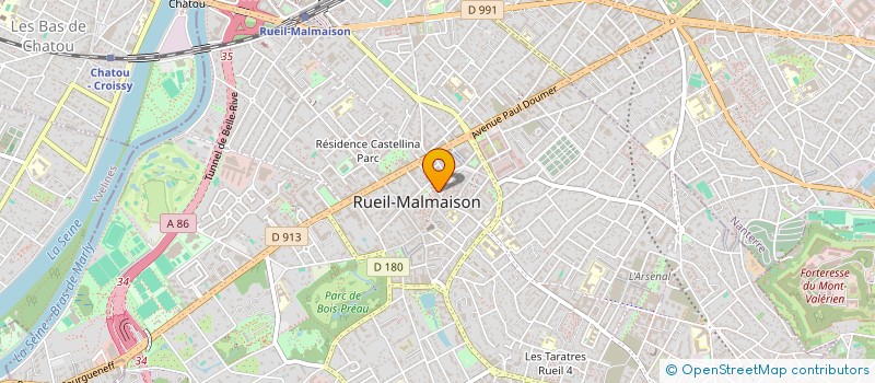 localisation de l'entreprise CAG RUEIL à RUEIL-MALMAISON