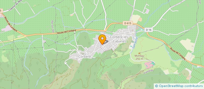 localisation de l'entreprise CAGA L'AUCA  CORBERE