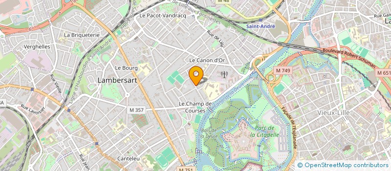 localisation de l'entreprise CAGAMA à LAMBERSART