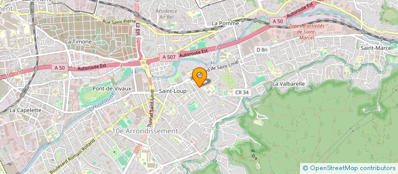 localisation de l'entreprise CAGANIS  MARSEILLE