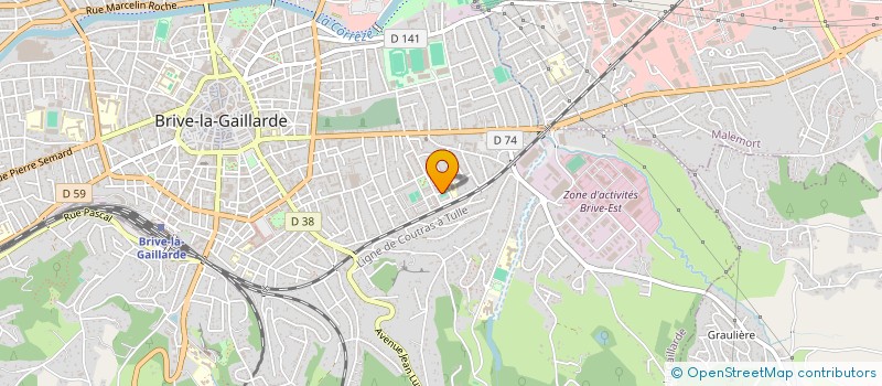 localisation de l'entreprise CAGDAS CONSTRUCTION BATIMENT à BRIVE LA GAILLARDE