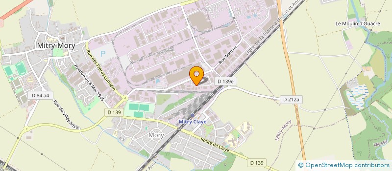 localisation de l'entreprise CAGDAS FINANCE  MITRY-MORY