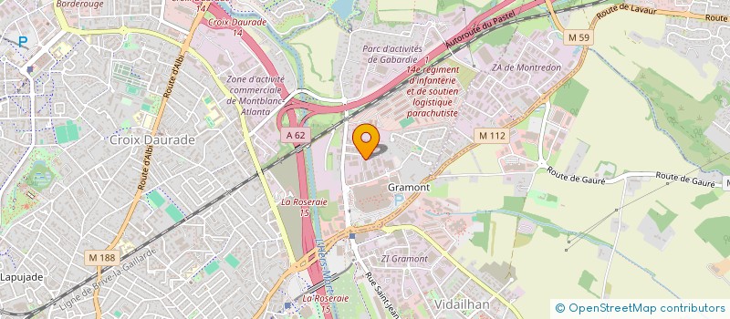 localisation de l'entreprise CAGE FIGHT TOULOUSE à TOULOUSE