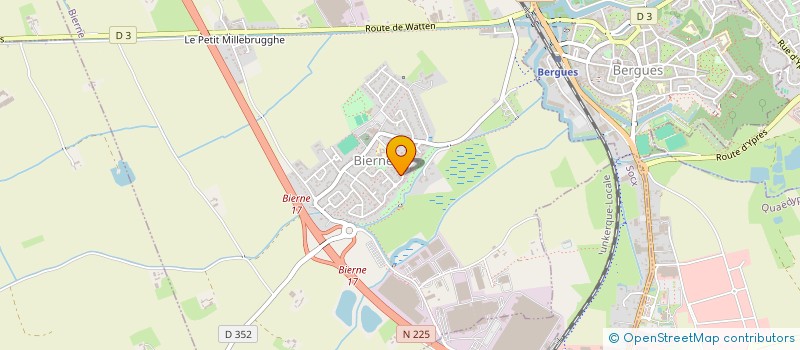 localisation de l'entreprise CAGE SLASS BIERNOIS  BIERNE