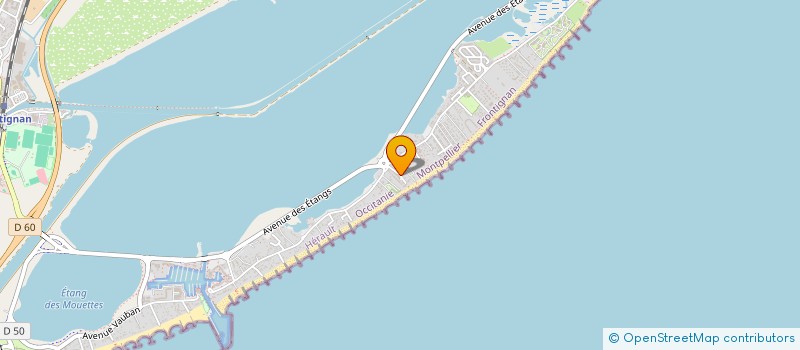 localisation de l'entreprise CAGENA à FRONTIGNAN