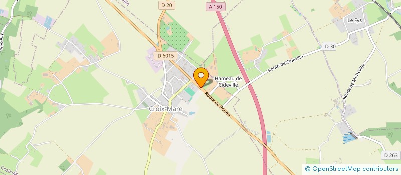 localisation de l'entreprise CAGES  CROIX-MARE