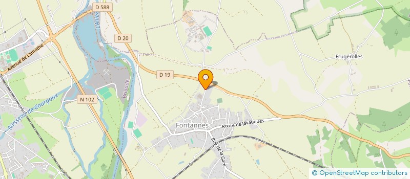 localisation de l'entreprise CAGIC  LE BROC