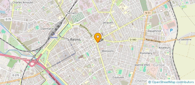 localisation de l'entreprise CAGIM REIMS CENTRE  REIMS