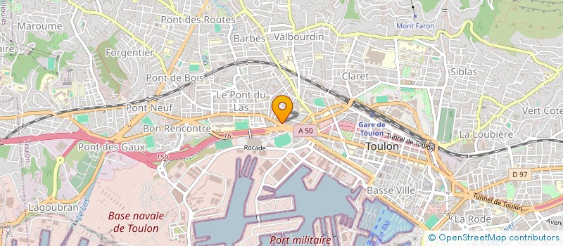 localisation de l'entreprise CAGIR à TOULON